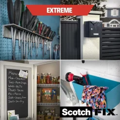 Nastro biadesivo permanente Scotch-Fix Extreme 19 mm x 1,5 m rosso