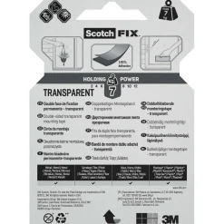 Nastro biadesivo permanente Scotch-Fix Extreme 19 mm x 1,5 m trasparente