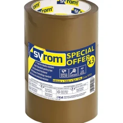 Nastro imballaggio Syrom avorio 48 mm x 50 m 3 pz