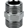 Nipple in ottone cromato 3/8`` MM