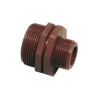 Nipples maschio-maschio ridotto in pp marrone Ø 1"1/4x1"