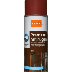 OBI fondo Premium spray antiruggine opaco rosso bruno 400 ml