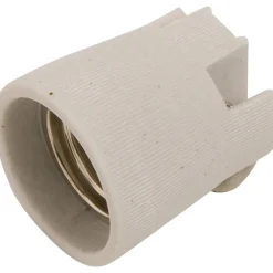 OBI portalampada E27 bianco porcellana