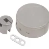 OBI set di tappi per ripartitore per punto luce Ø 70 mm argento
