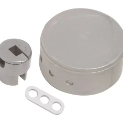 OBI set di tappi per ripartitore per punto luce Ø 70 mm argento