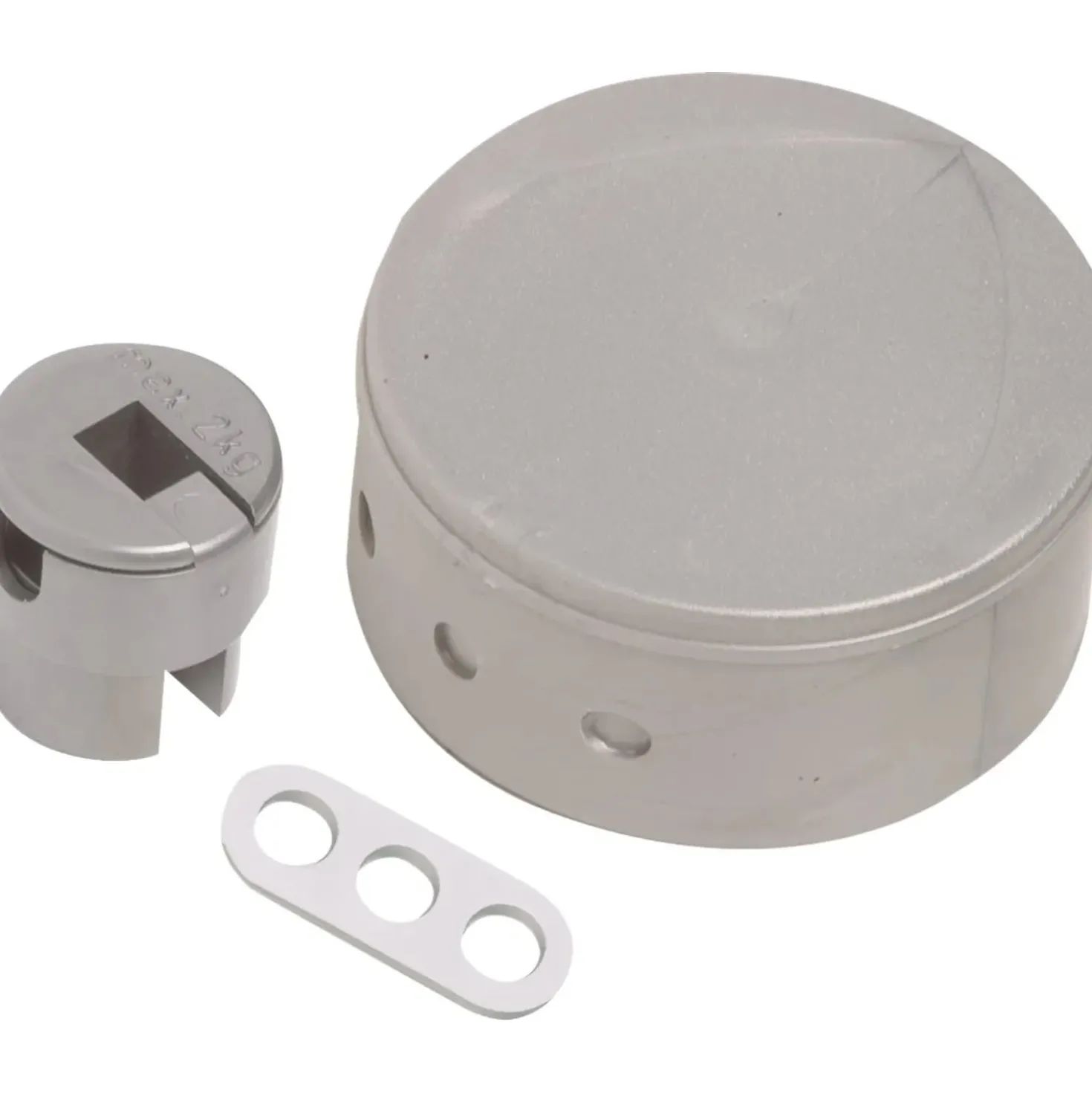 OBI set di tappi per ripartitore per punto luce Ø 70 mm argento