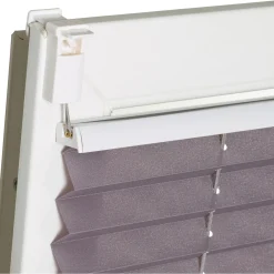 OBI Tessuto plissettato controventato Milena 120 cm x 130 cm grigio