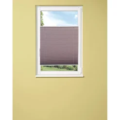 OBI Tessuto plissettato controventato Milena 105 cm x 130 cm grigio