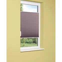 OBI Tessuto plissettato controventato Milena 105 cm x 130 cm grigio