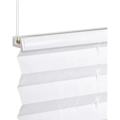 OBI Tessuto plissettato controventato Milena 120 cm x 130 cm bianco