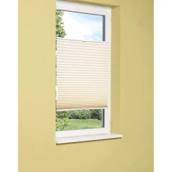 OBI Tessuto plissettato controventato Milena 120 cm x 130 cm beige