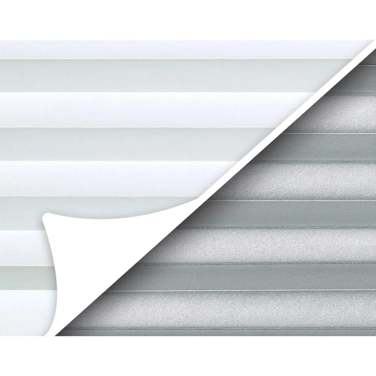 OBI Tessuto plissettato termico controventato Tona 105 cm x 130 cm bianco