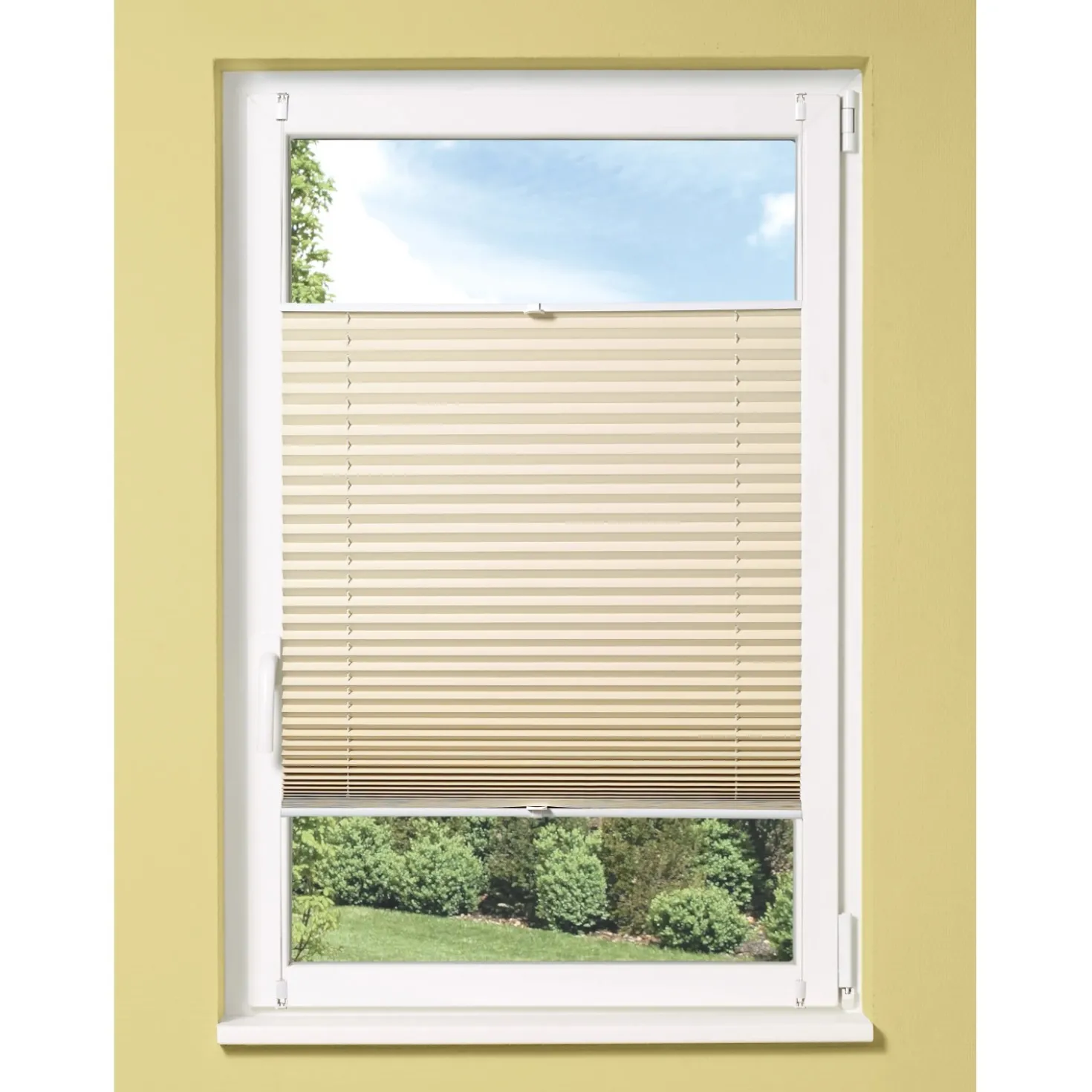 OBI Tessuto plissettato termico controventato Tona 120 cm x 130 cm beige