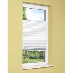 OBI Tessuto plissettato termico controventato Tona 120 cm x 130 cm bianco