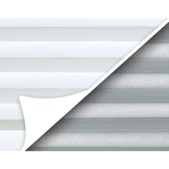 OBI Tessuto plissettato termico controventato Tona 120 cm x 130 cm bianco