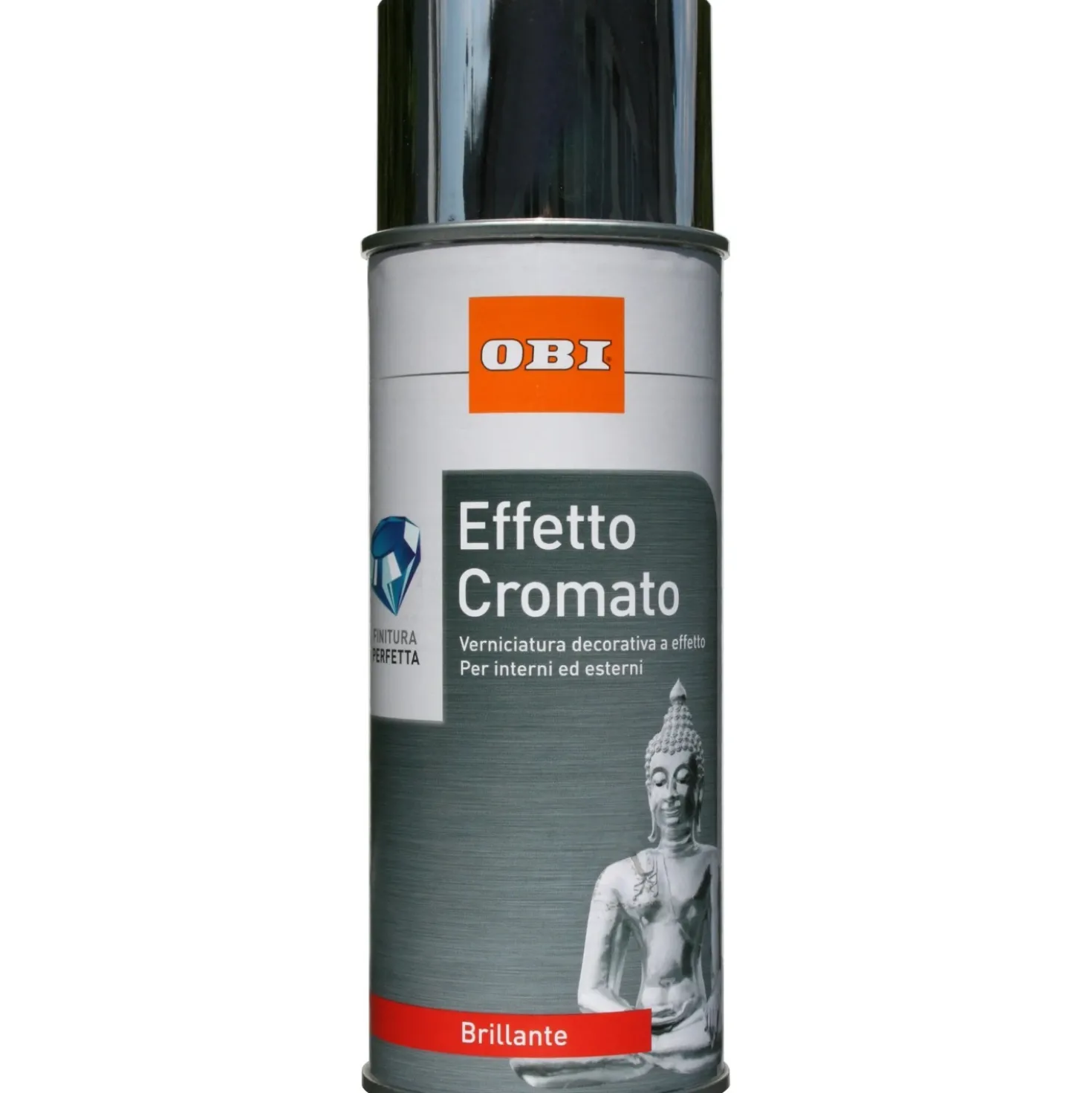 OBI vernice spray brillante effetto cromato 400 ml