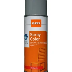 OBI vernice spray grigio argento RAL 7001 brillante 400 ml