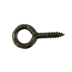 Occhiolo chiuso per legno in acciaio nero 4x20x10 mm 4 pz