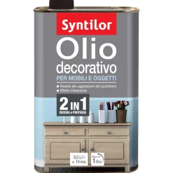 Olio decorativo per mobili e oggetti effetto grigio