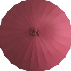 Ombrellone da giardino a palo centrale Limon Ø 270 cm rosso borgogna
