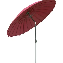Ombrellone da giardino a palo centrale Limon Ø 270 cm rosso borgogna
