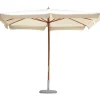 Ombrellone da giardino a palo centrale 300x200 cm ecru`