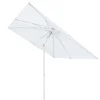 Ombrellone da giardino a palo centrale Arkansas 2,1x2,1 m H 2,4 m bianco