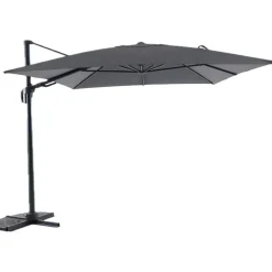 Ombrellone da giardino a palo decentrato Bonbeach 300x400 cm beige