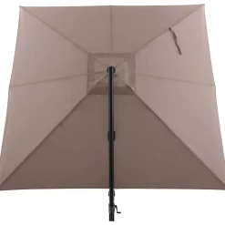 Ombrellone da giardino a palo decentrato Bonbeach 300x300 cm beige