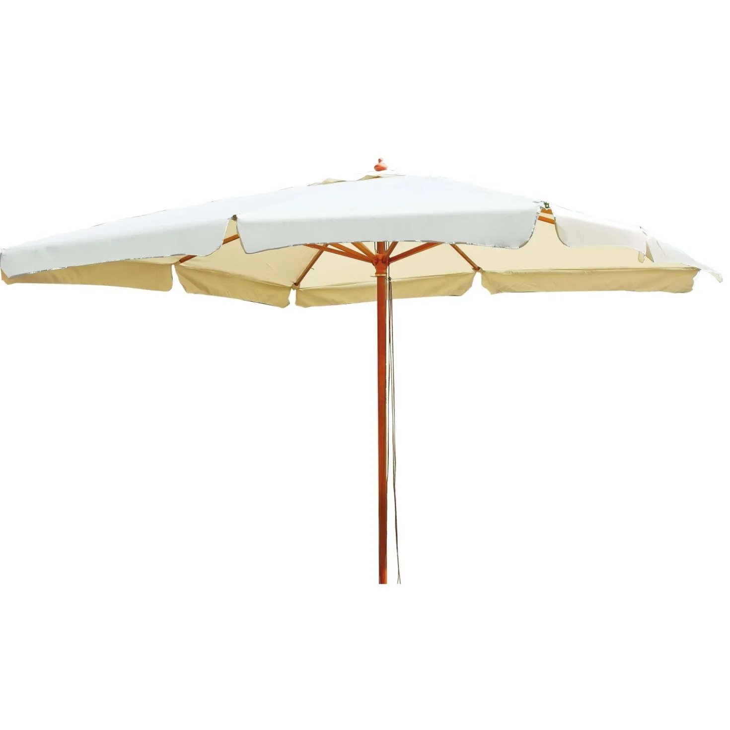 Ombrellone da giardino a palo centrale 4004 300x400 H 289 cm ecrù