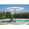 Ombrellone da giardino a palo centrale antivento Ø 300 cm ecrù
