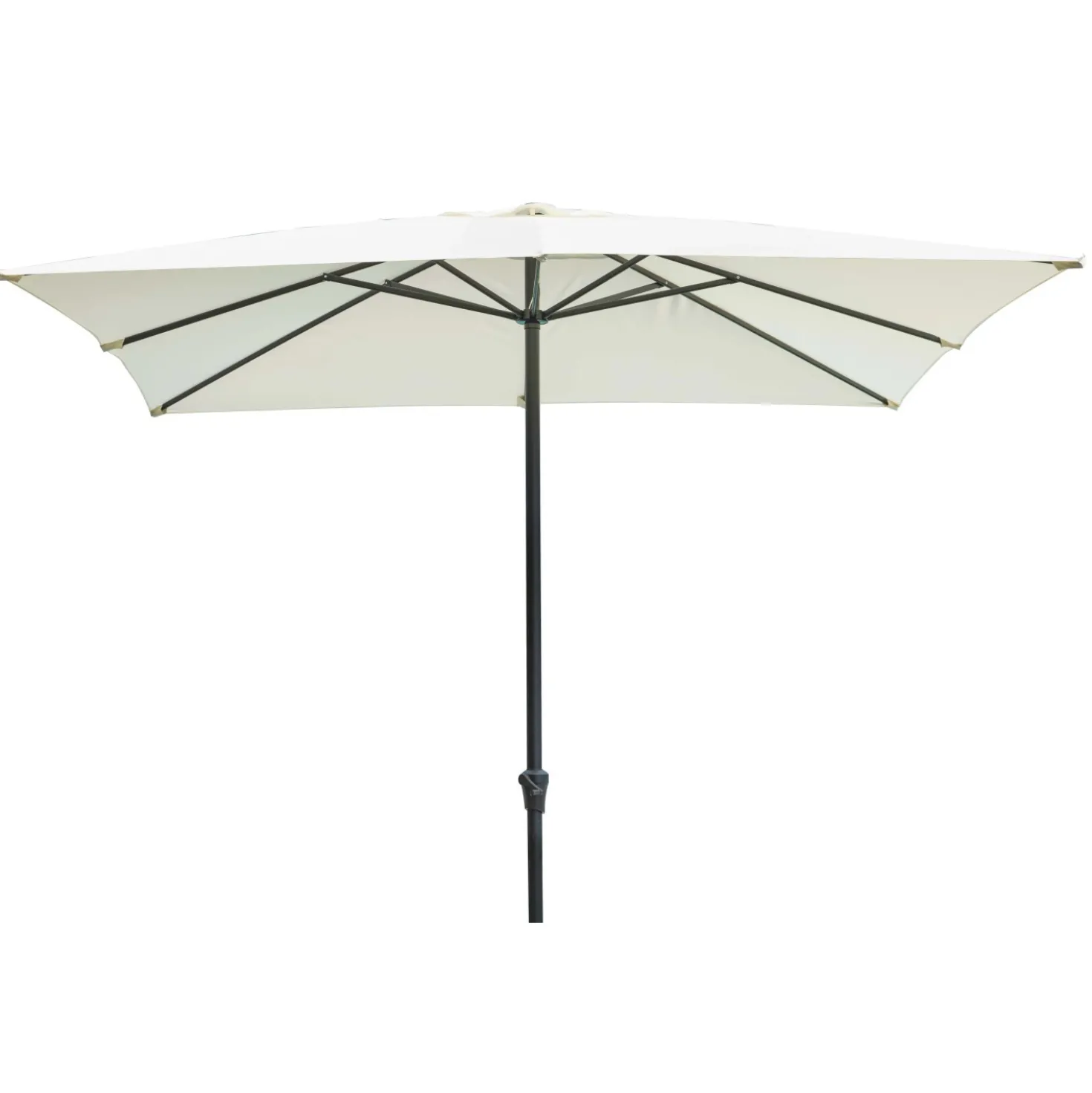 Ombrellone da giardino a palo centrale antivento Ø 300 cm ecrù