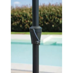Ombrellone da giardino a palo centrale antivento Ø 300 cm ecrù