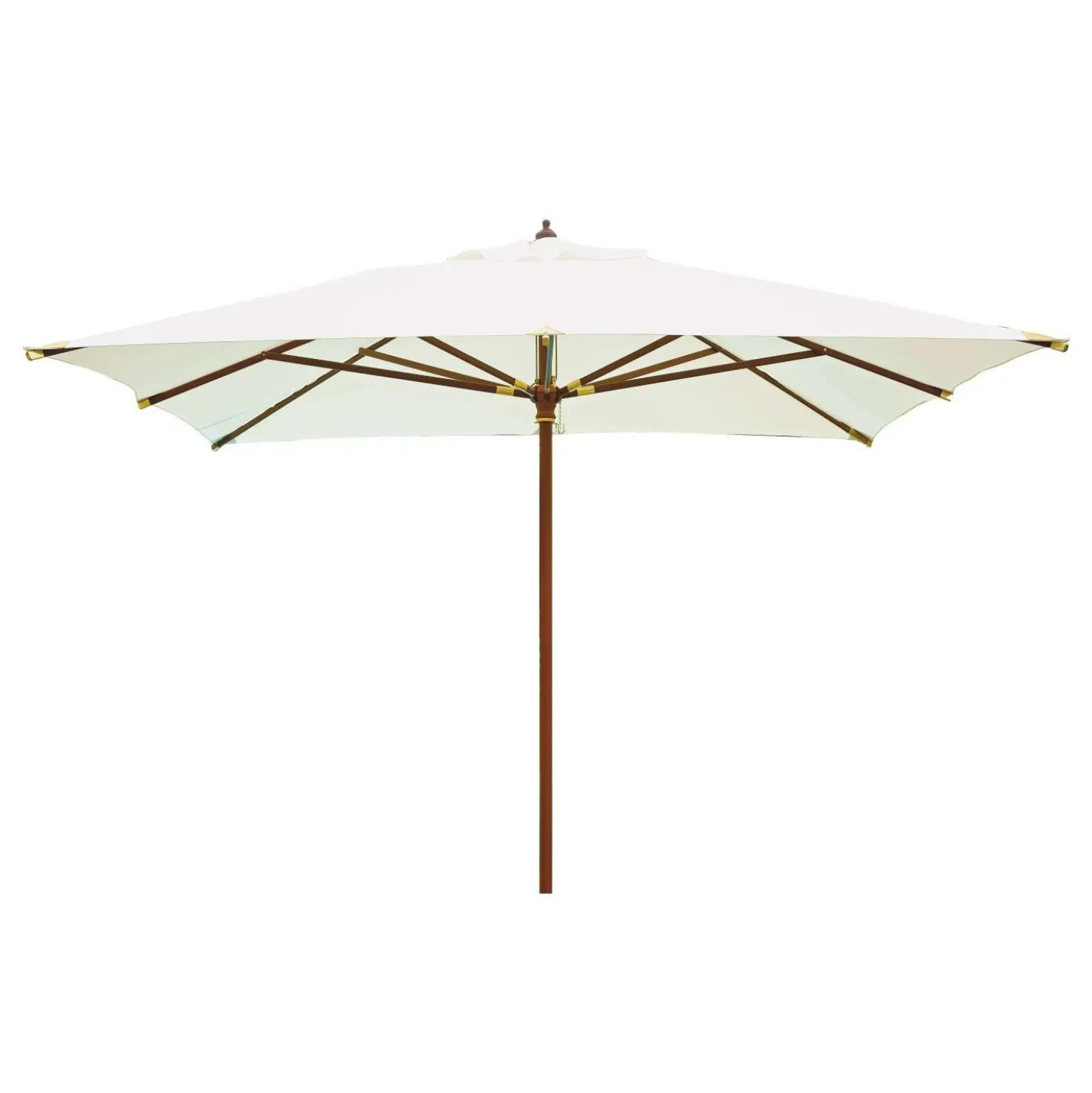 Ombrellone da giardino a palo centrale 4011E 300x400 cm ecrù