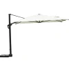 Ombrellone da giardino a palo decentrato 5063 300x400 H 266 cm ecrù