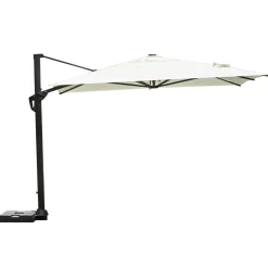 Ombrellone da giardino a palo decentrato 5063 300x400 H 266 cm ecrù