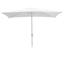 Ombrellone da giardino palo centrale fusto bianco 3x2 m Bianco