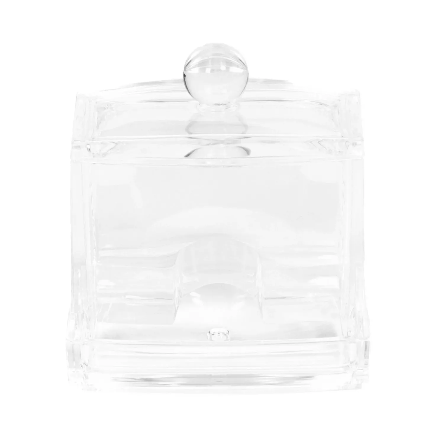 Organizer trasparente porta bastoncini cotone 9,3x8x9,9 cm