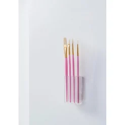 Organizer trucchi da parete trasparente 4 scomparti 5,4x2,3x7 cm