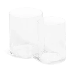 Organizer trucchi trasparente duo cup 15,1x8,3x10,4 cm