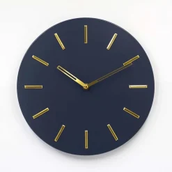 Orologio da parete Altair Ø 30x4 cm blu