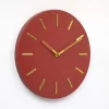 Orologio da parete Altair Ø 30x4 cm terra di Siena