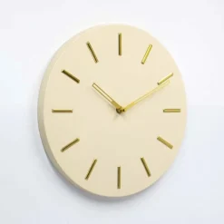 Orologio da parete Altair Ø 30x4 cm panna