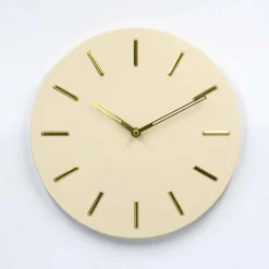 Orologio da parete Altair Ø 30x4 cm panna