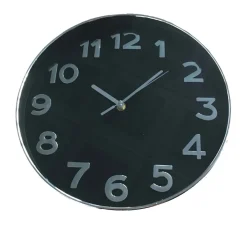 Orologio da parete Deneb nero Ø 30 cm