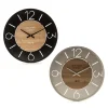 Orologio da parete in metallo e legno Ø60 cm assortito
