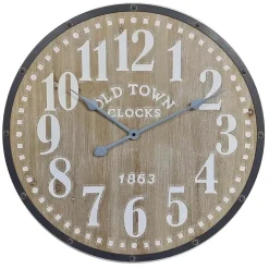 Orologio da parete Perseo Ø 60 cm legno