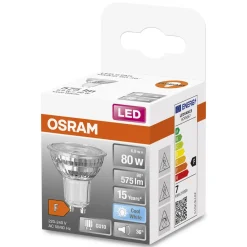 OSRAM Lampadina LED PAR16 36°, 80W 4000K GU10