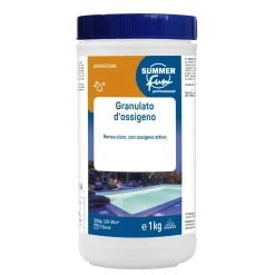 Ossigeno granulato disinfezione piscina senza cloro 1 kg