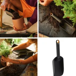 Paletta manuale per piantumazione Fiskars con bordo extra alto